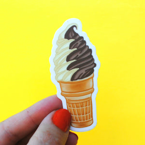 Soft Serve Ice Cream Sticker