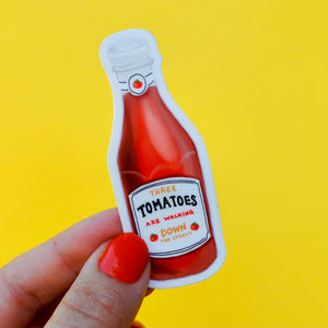 Classic Ketchup Bottle Sticker