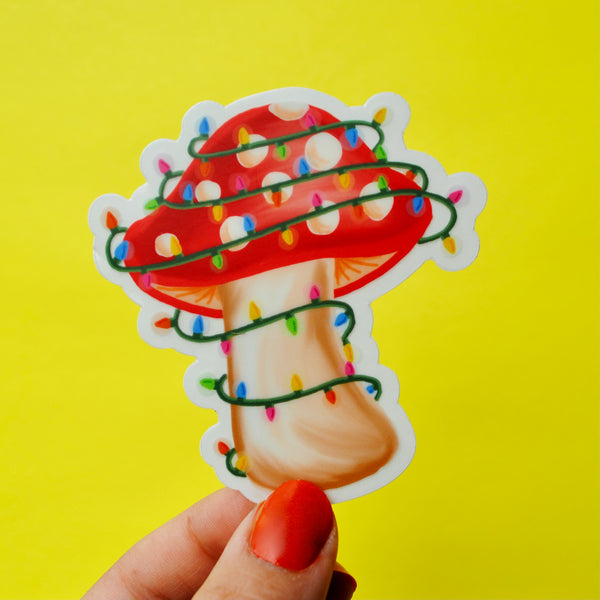 Festive Funghi Sticker