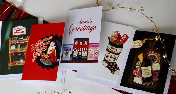 Assorted Christmas & Holiday Greeting Card Set