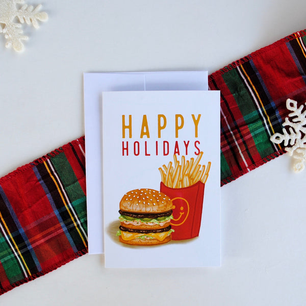 Happy Holiday Meal Card