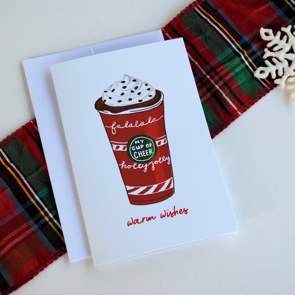 Holiday Coffee Cup Card