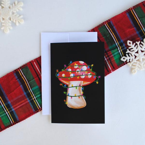 Festive Funghi Christmas Card