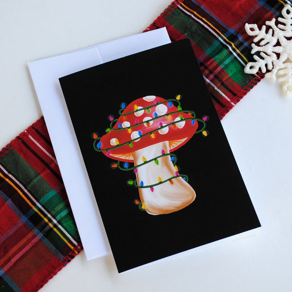 Festive Funghi Christmas Card